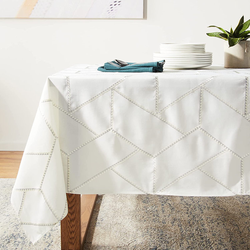 Geometric Tablecloth, 70" L x 180" W