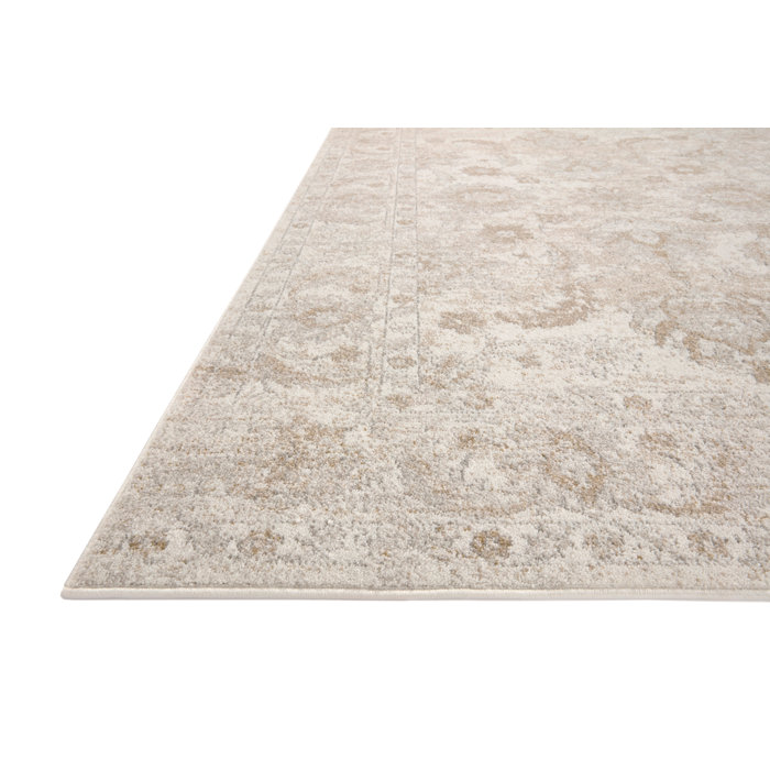 Langley Street Kriebel Performance Ivory/Beige Rug & Reviews | Wayfair