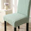 Housse de chaise de salle à manger extensible en jacquard extensible, housses de chaise Parsons amovibles et lavables, ensemble de 2 pièces-1302829314