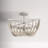 Wood Semi Flush Mount
