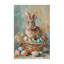 Toile de printemps avec panier de lapin, design par LSR Design Studio-1139173877
