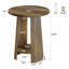 Table de bout ronde, table d'appoint