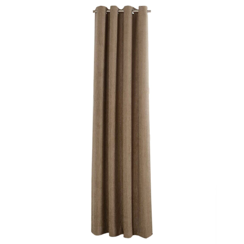 Bleeker Room Darkening Curtain Pair, Taupe