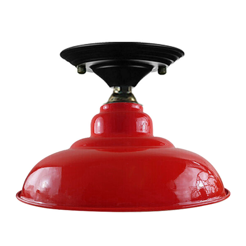 Wilken Semi Flush Mount, Red