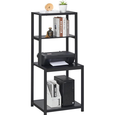 Printer Stand With Storage Shelf, 49.2 Inch Large Tall 4 Tier Printer Table For Home Office Organization Space Saving Desk Rack For Printer Computer C -  MCKINNON HOME FURNISHINGS, INC., DYJB0BG4B8HSF