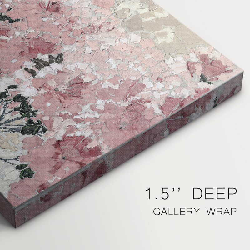 Motif floral rétro - V - galerie Cavas, 32 x 48
