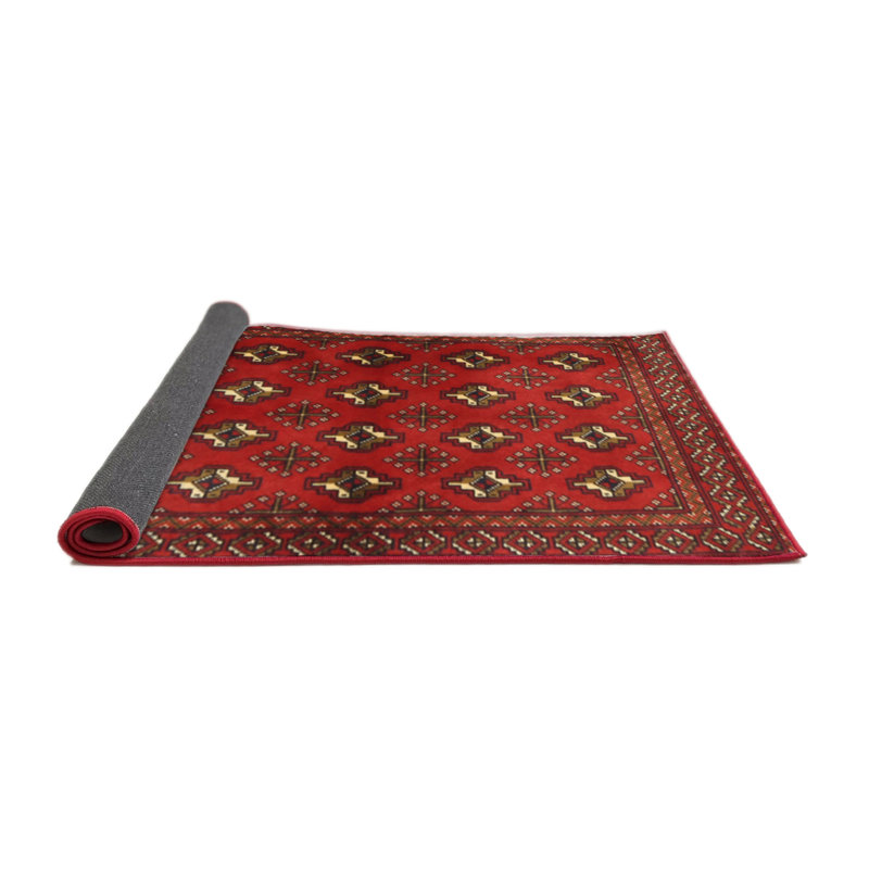 Tapis traditionnel rouge / brun Heyneman, Rond 4 pi