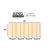 Doliver Multicolored Solid Wood Floating Panel Headboard-87055785-90156193