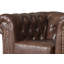 Batch Faux Leather Chesterfield Chair