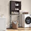 Rangement au-dessus de la toilette en métal et bois H 69 po Trijal-1079046989