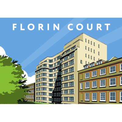 Florian Court 1 Piece Wall Art
