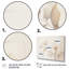 «White Botanical Elegance II - Abstract Botanicals, art mural sur toile-1080005850-1080005849