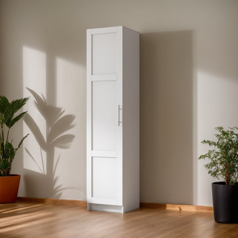 Buffet de rangement de 61,73 po de hauteur avec porte, armoire autoportante pour la cuisine, la salle à manger et le salon