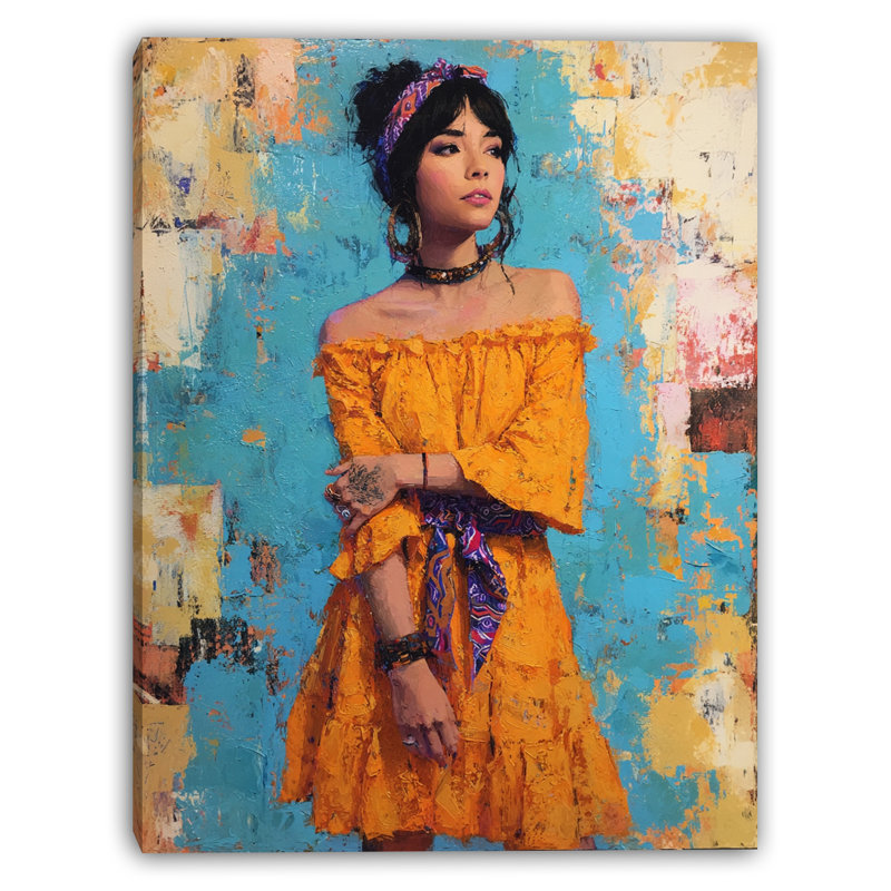 Sunset Muse Wrapped Canvas Wall Art