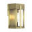 1 Light Antique Brass Small Outdoor Wall Lantern With Clear Glass-724894970