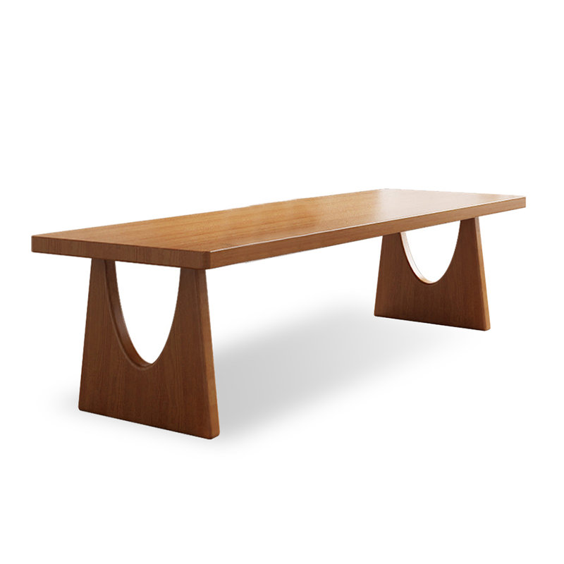 Table de salle à manger Burlywood, H 29,53 po x L 86,61 po x l 35,43 po