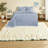Comfortable Cotton Reversible Bedding Sets, Blue Queen For Home