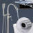 Double Handle Floor Mounted Tub Filler With Handshower-70285722