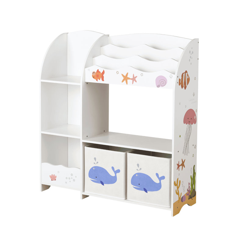 Sadeel 2 Drawer Bookshelf Storage Organiser