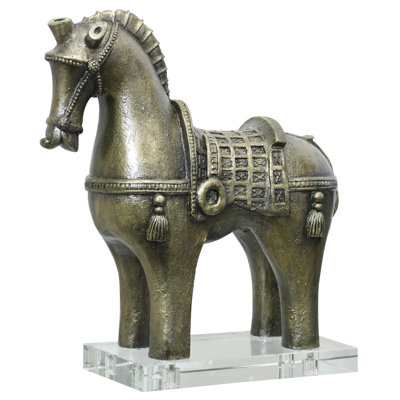 Aurelian Eques Sculpture - Antique Brass