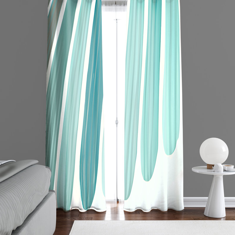 Rideau en polyester Amyliah, L 20 po x L 61 po