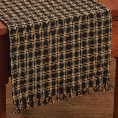 Black Sturbridge Table Runner 13