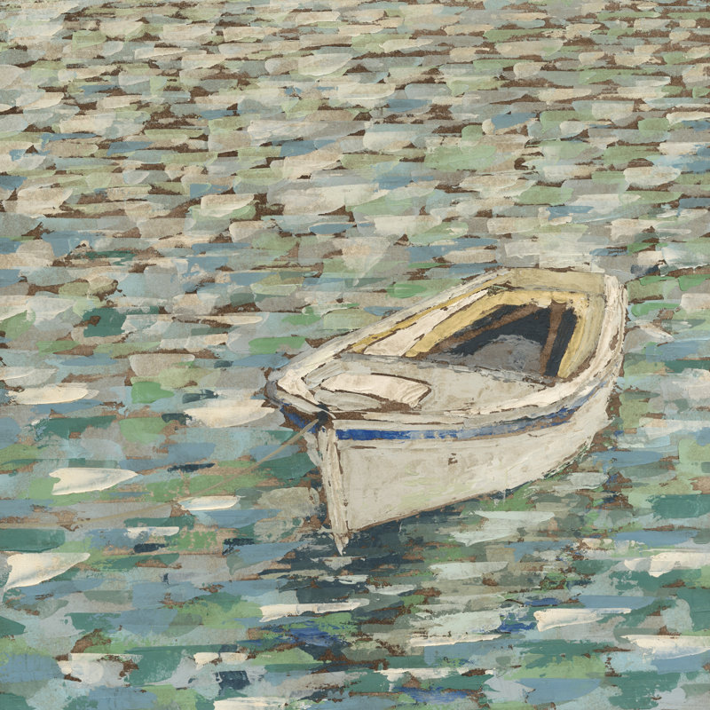 On The Pond II by Megan Meagher - Wrapped Canvas Painting, 30cm H x 30cm W