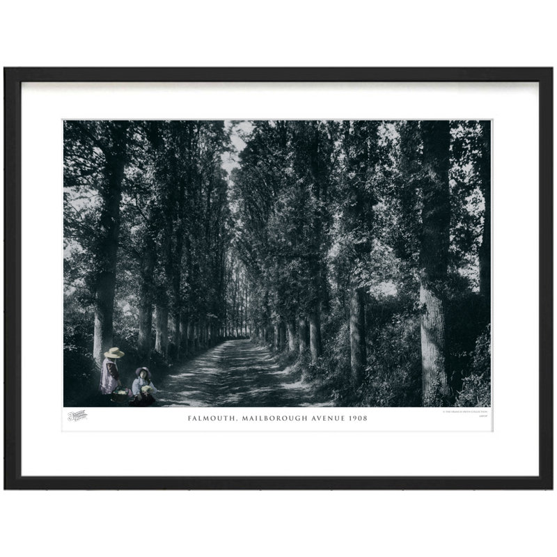 Falmouth, Mailborough Avenue 1908 - Single Picture Frame Print, 45cm H x 60cm W x 2.3cm D