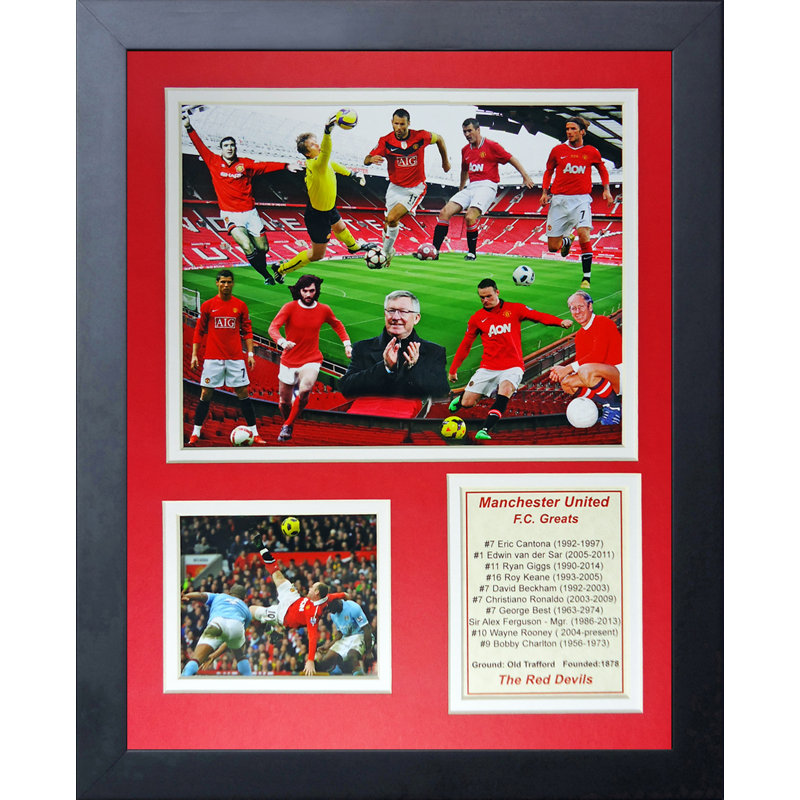 Souvenirs encadrée « united fc manchester »