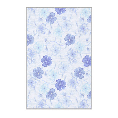 Stylish Hall Carpet (39.4 x 78.7 inches), 100% Polyester, 0.3 in Pile Height | Antibacterial, Non-Slip Underside, Machine Washable | 3D Digital Printed Design, Durable & Soft for Home Décor