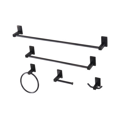 Kingston Brass Continental 5-Piece Bathroom Hardware Set