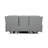 Wyatt 895L 3 Seater Leather Sofa in Light Grey-413061830-411560953