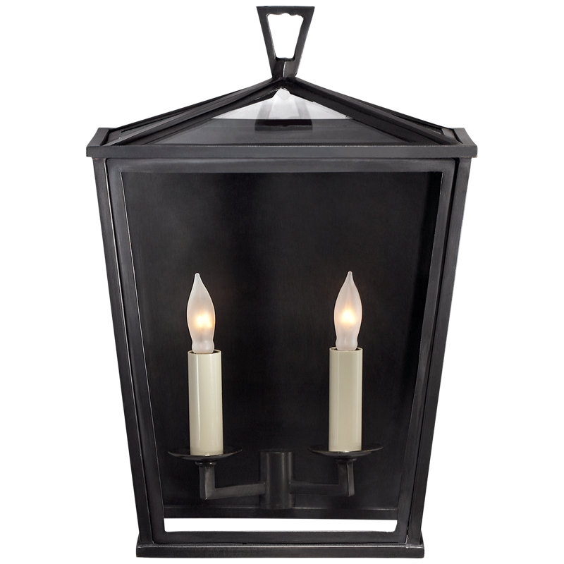 Chapman & Myers Darlana 3/4 Lantern, 24.5" H x 17" W x 12.25" D