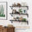 Floating Shelves Set Of 3, Heavy Duty Wall Mounted Shelving For Storage And Organization, Rustic Modern Design For Living Room, Bedroom, Library, And Closet-913191938