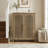 24 Pair Shoe Storage Cabinet With Door And Adjustable Shelves For Entryway Living Room