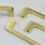 Brushed Brass Angled End D-Bar Handles-122026807