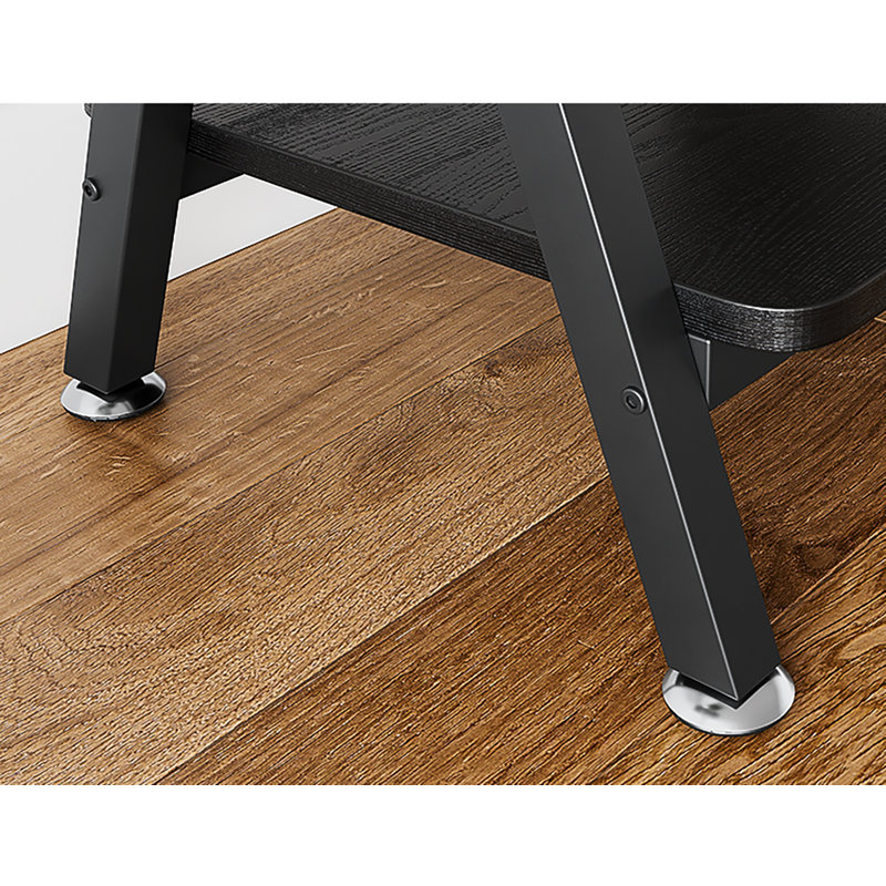 Thaliah Console Table, Black, 31.89" H x 31.49" W x 11.81" D