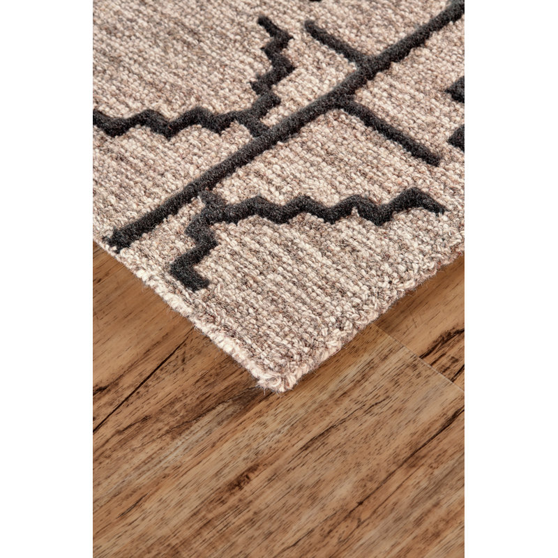 Hand Tufted Wool Indoor Rug, Rectangle 9'6" x 13'6"