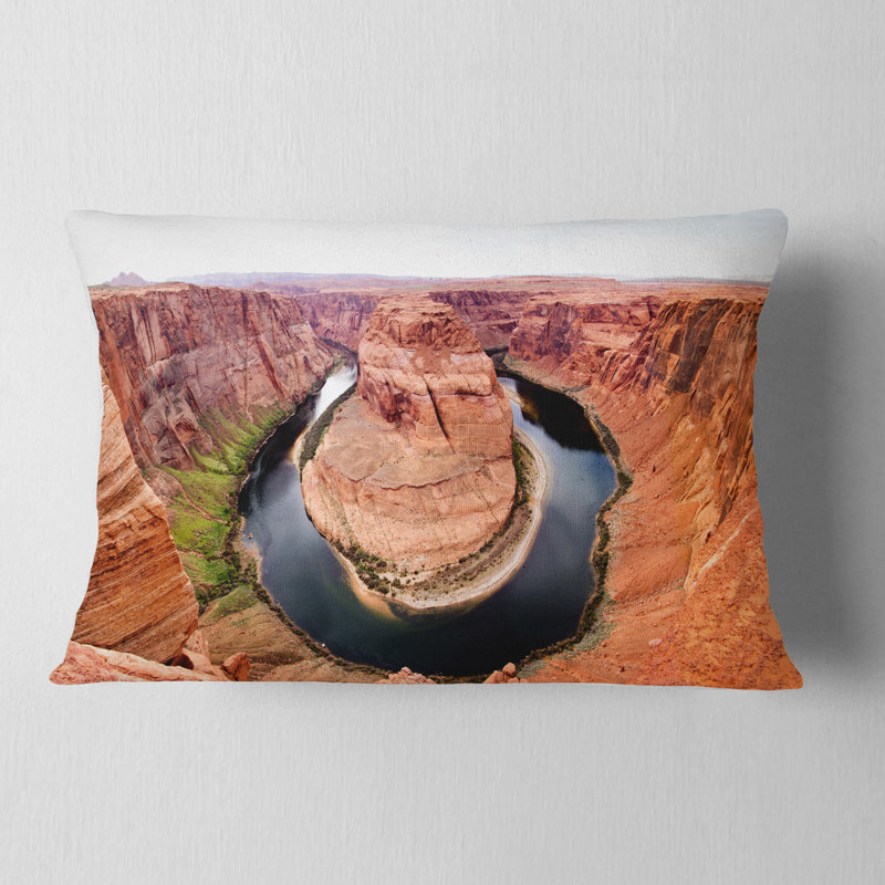 Spectacle équestre au Grand Canyon - Coussin à imprimé paysage