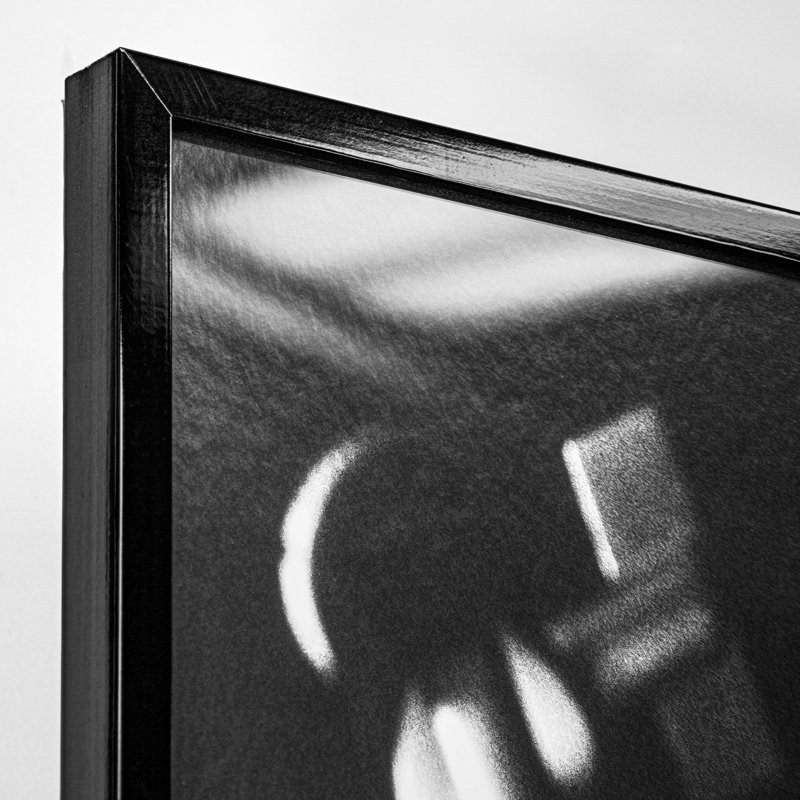 Reproduction d'art mural rétro en noir et blanc