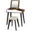 Ensemble coiffeuse avec tabouret et miroir Philon