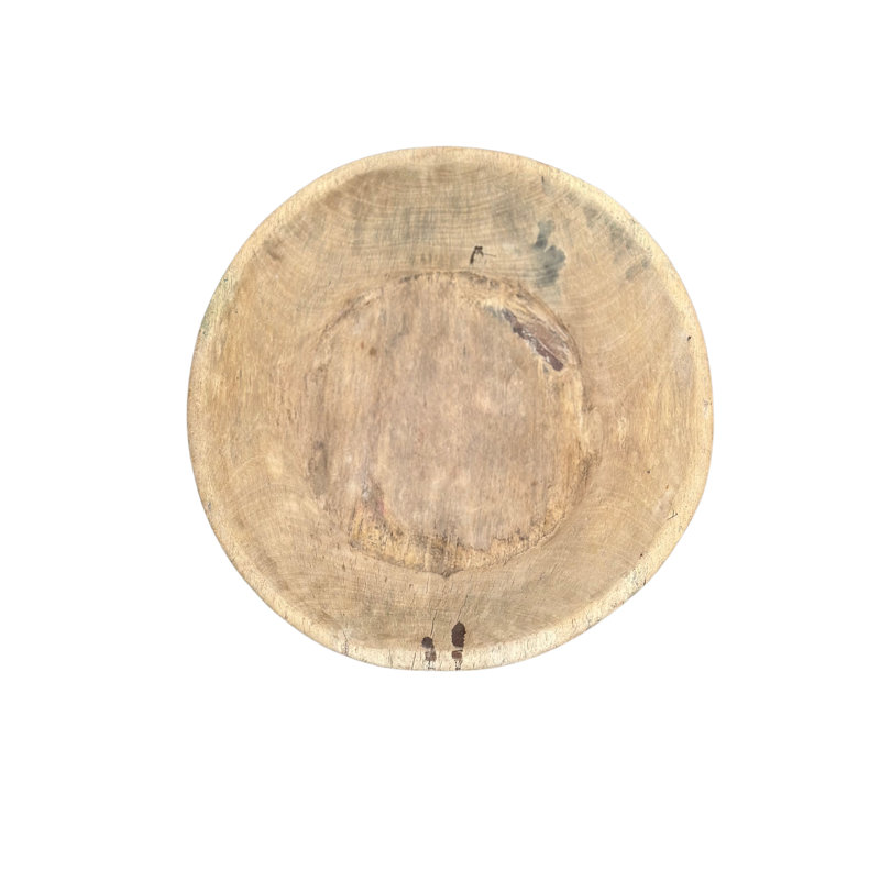 Bol en bois recyclé (LG), H 3 po x l 15,8 po x P 15,8 po