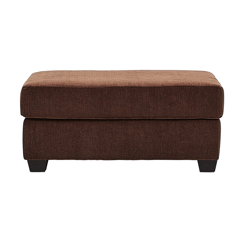 38" Upholstered Rectangular Ottoman - Macho Copper, Macho Copper