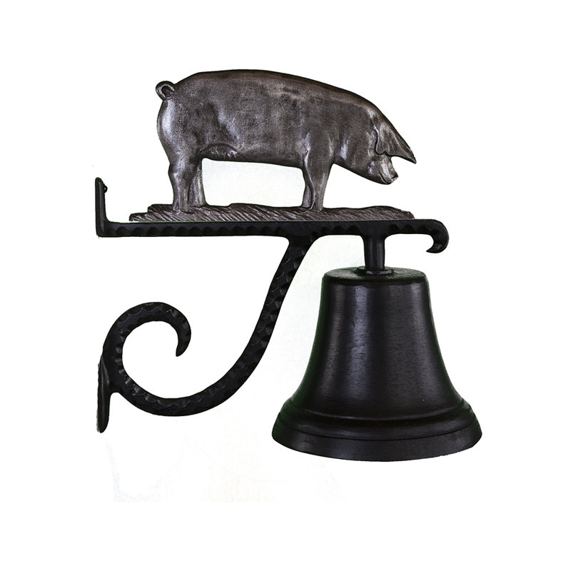 Cast Weather Resistant Metal Animals Bell, Swedish Iron