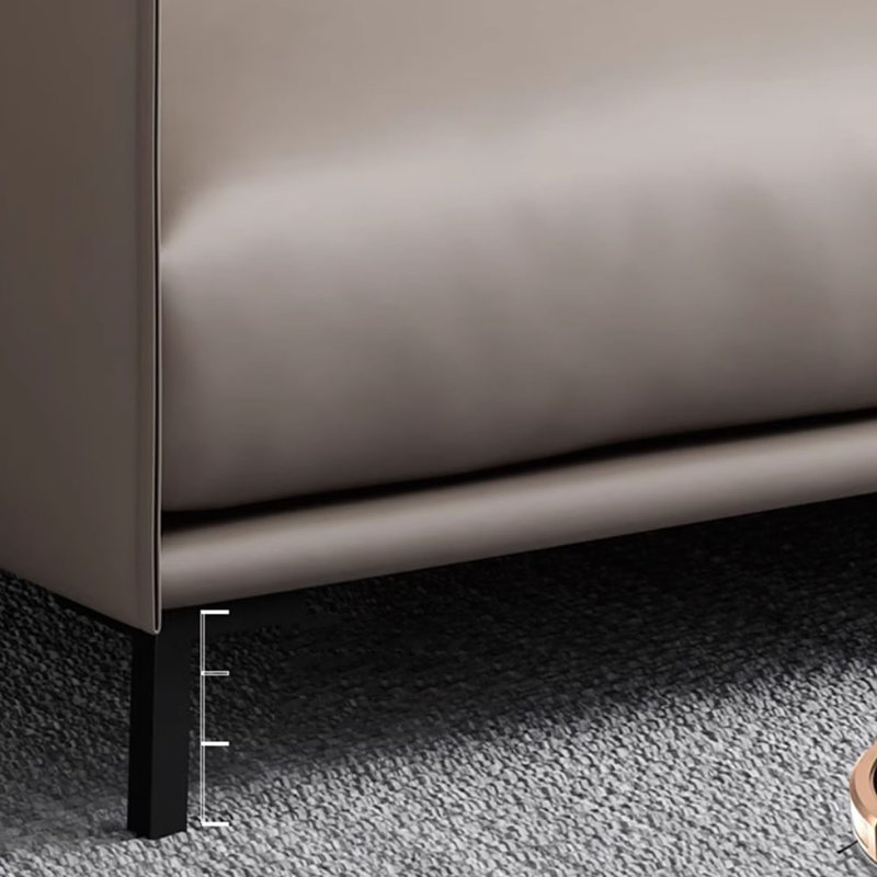 Canapé simple et moderne de style italien, 4, H 33,1 po x l 106,3 po x P 35,4 po