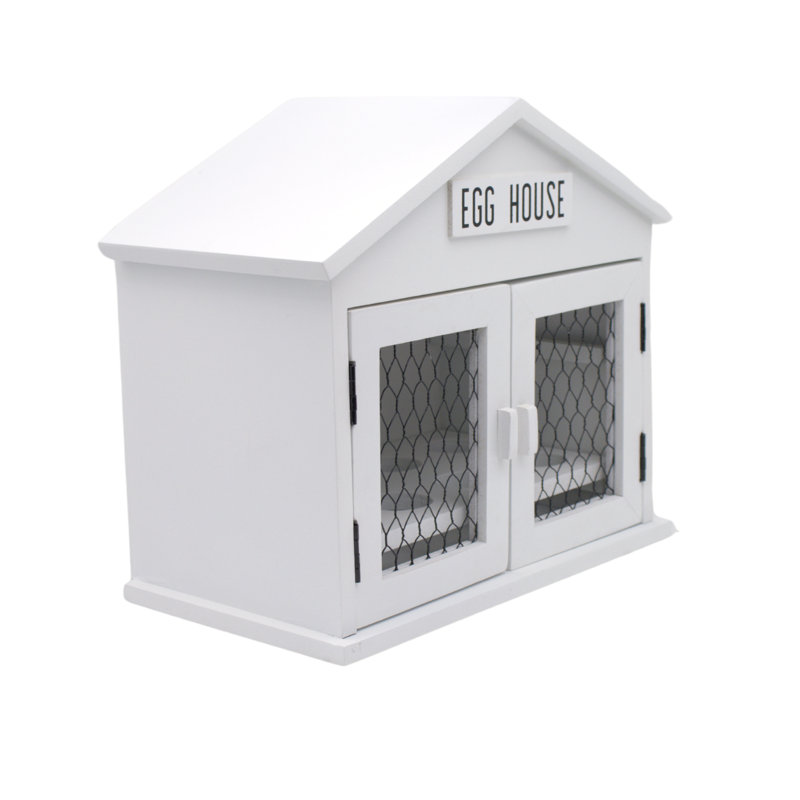 Dorning Wood Food Storage Container, White