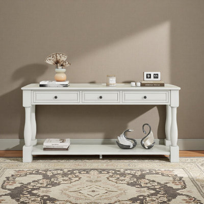 63" Wide Buffet Table with Shelf