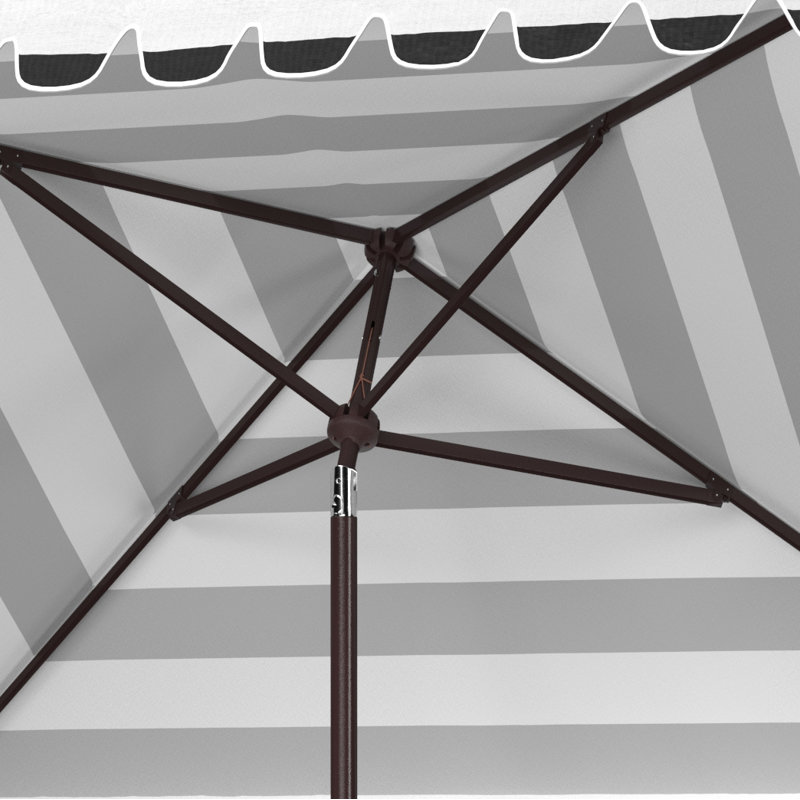 Parasol de marché carré 7,5 pi Cali, Noir