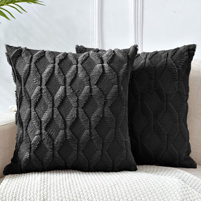  Set of 2 Throw Pillow With Inserts– 18"x18" Decorative Throw Pillow Full Set