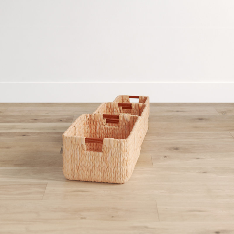 Rebrilliant Meliame Wicker Decorative Basket